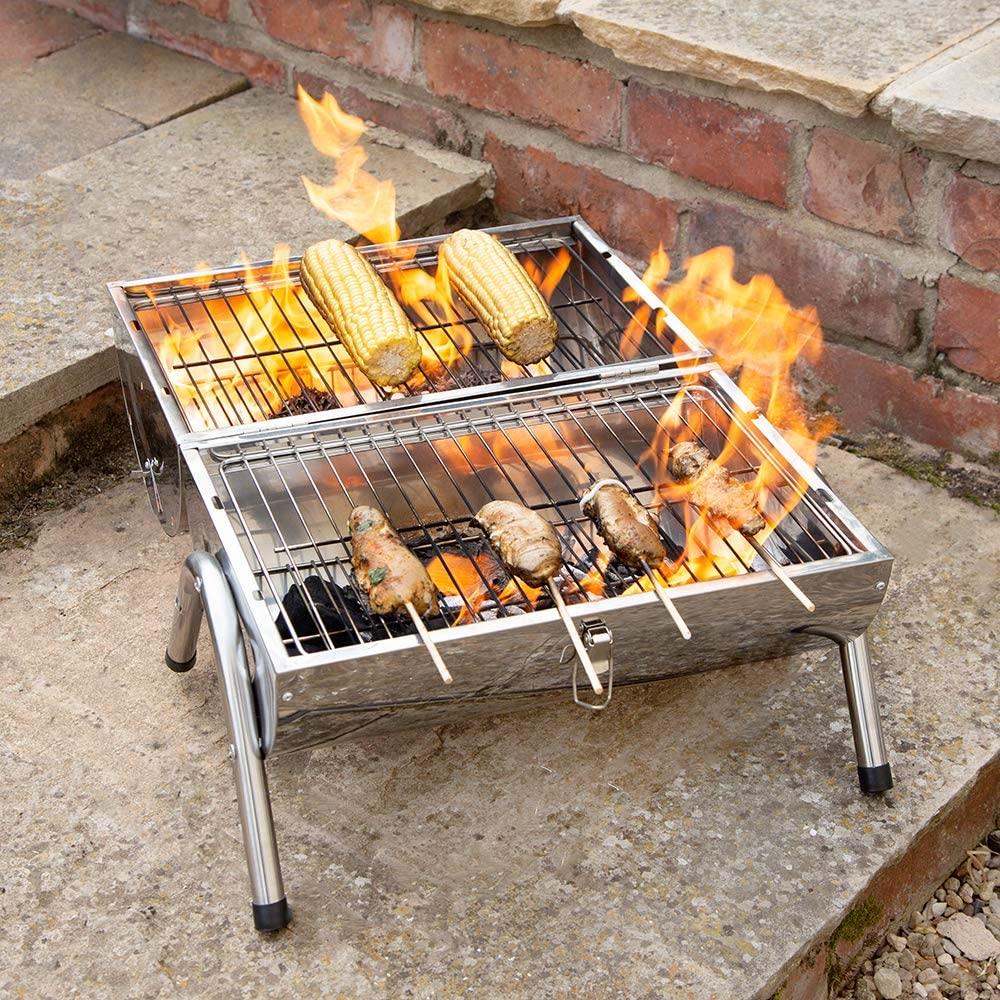 Portable Charcoal Stainless Steel BBQ