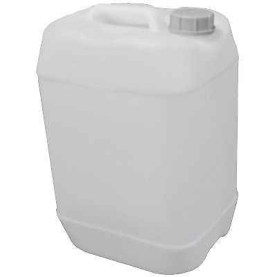 25L Square Natural HDPE Plastic Container