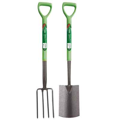 Kingfisher Garden Spade + Fork Set